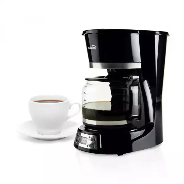 Cafetera 12 tazas Exclusiva 1.1L, Negro