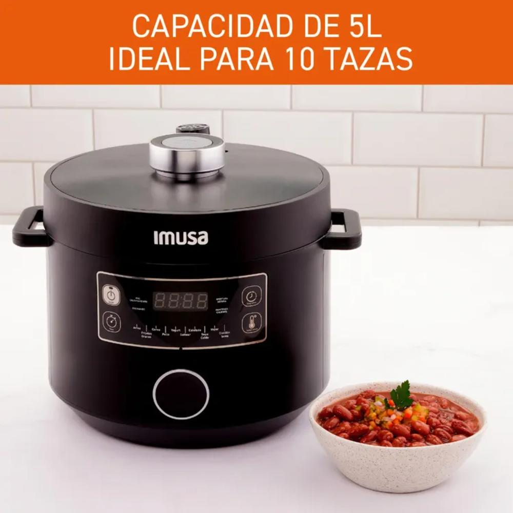 Olla Multiusos Imusa 5L Pro , Negro