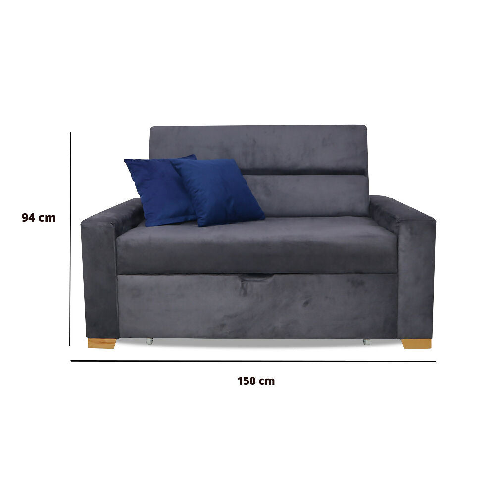 Sofacama Vogel Multifuncional Carrito Gris + Cojines Decorativos