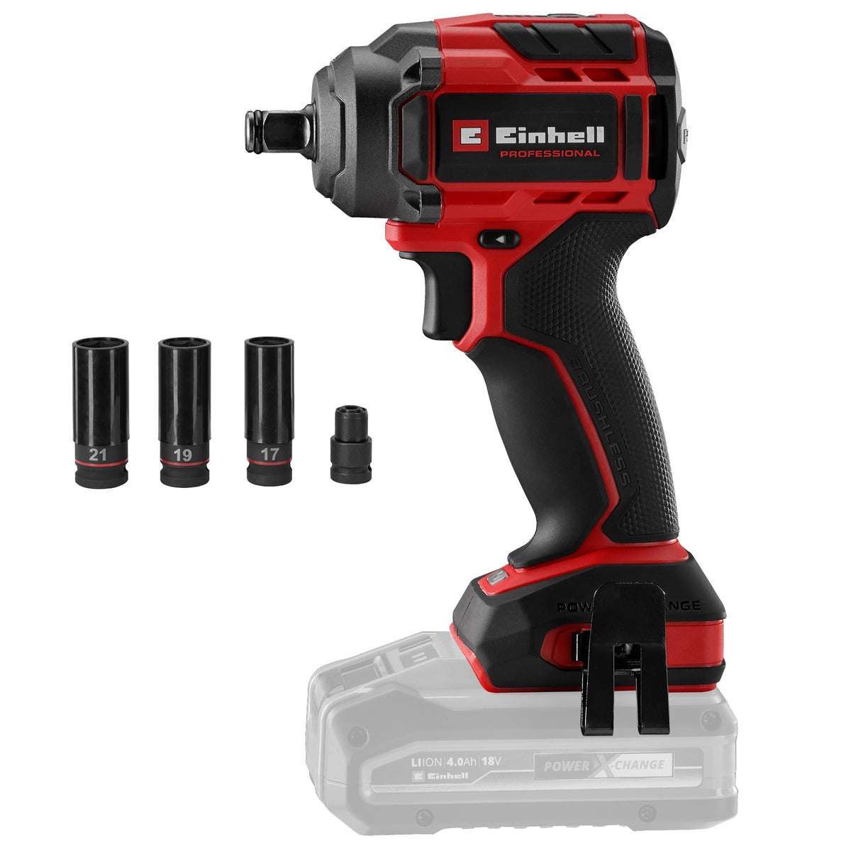 Llave de Impacto Brushless 350 Nm Einhell Tp-cw 18/350 18v