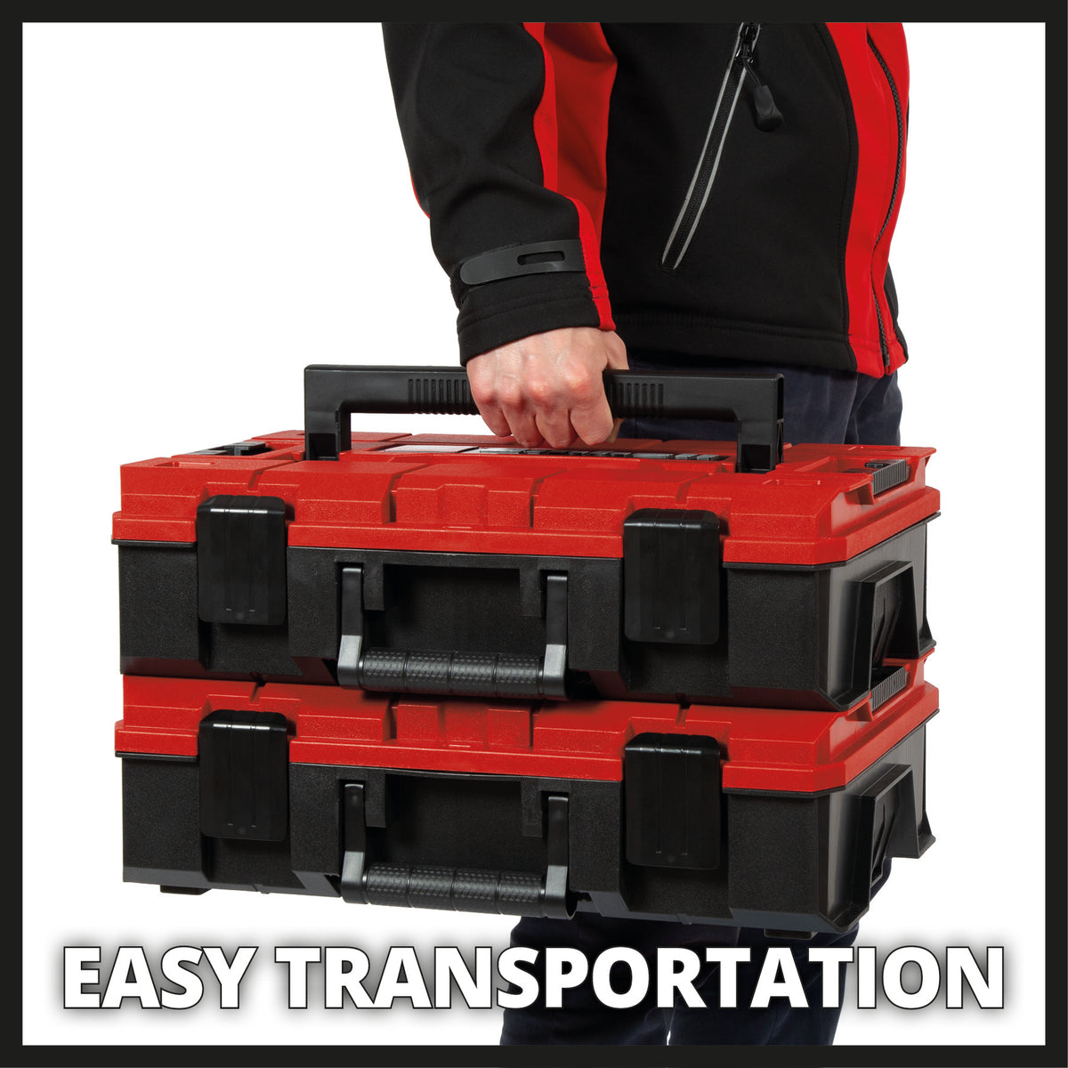 Maletín Modular Einhell E-case S-f de Herramientas Carga 25 kg