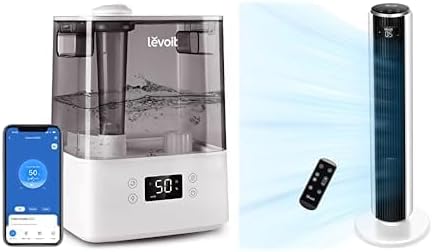 LEVOIT Humidificador y ventilador de torre de 36'