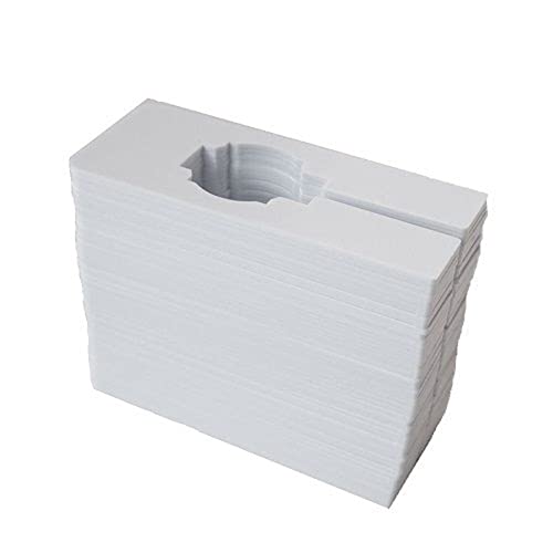 NAHANCO QSDWBLANK50, Divisores rectangulares blancos de tamaño de ropa, en...