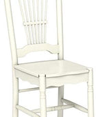 East West Furniture DOC-LWH-W Dover - Sillas de comedor de madera con respaldo...