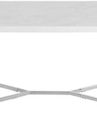 Walker Edison Modern Glam - Escritorio de para laptop, oficina en casa,...
