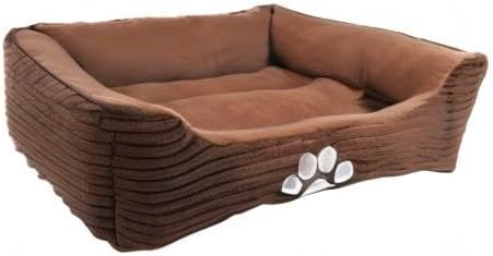 Happycare Textiles - Cama para perro rectangular larga para mascotas con...