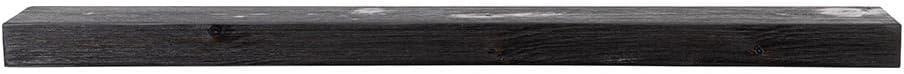 Modern Ember Vara - Estante de madera para repisa, 48 pulgadas, ébano, 3...