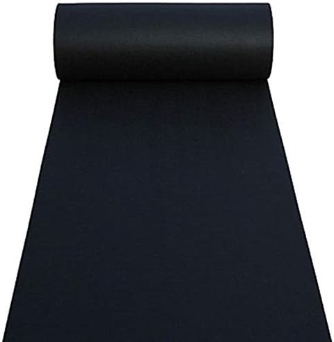 Pasillos para corredores de boda, accesorios de boda, alfombras negras para...