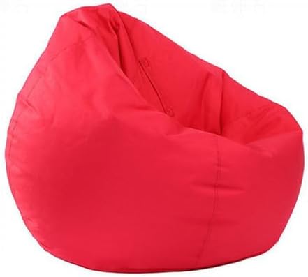 Lazy BeanBag Sillas individuales para sofá sin relleno, color sólido,