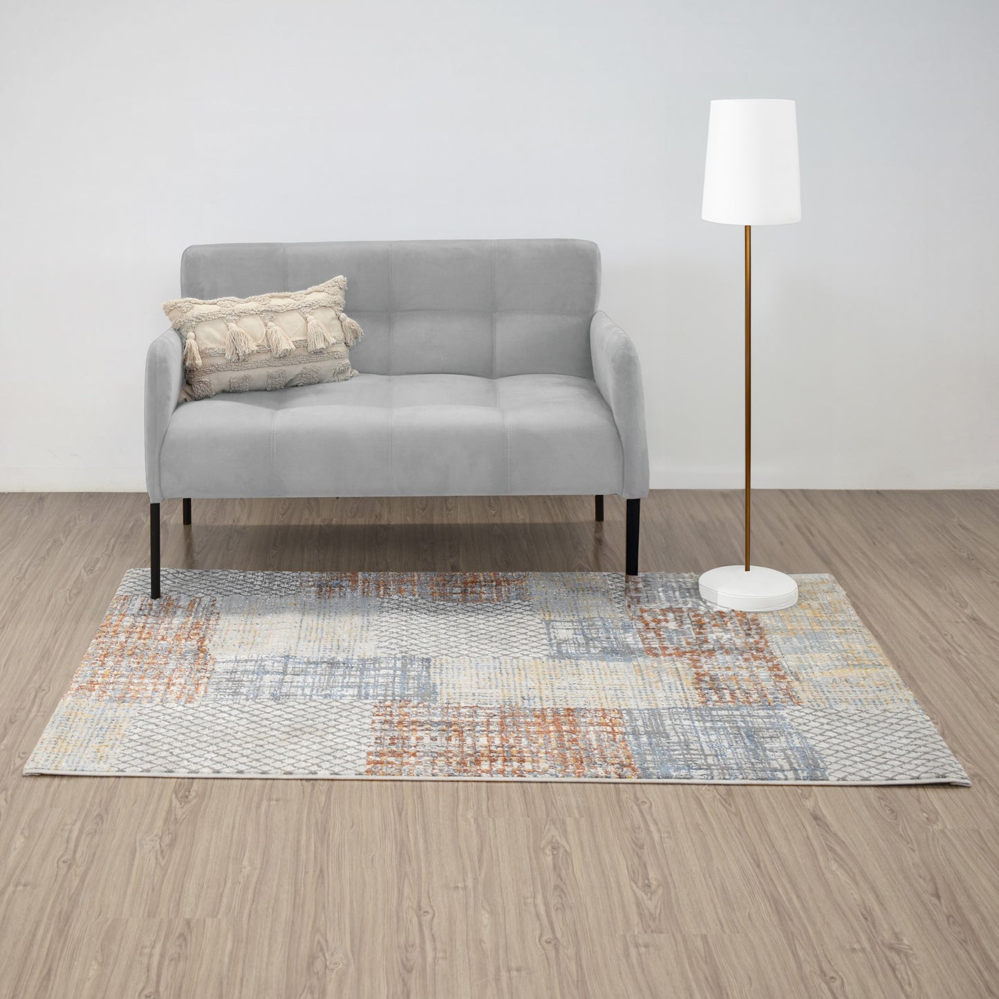 Sofa Marie Tela Poliester Plata