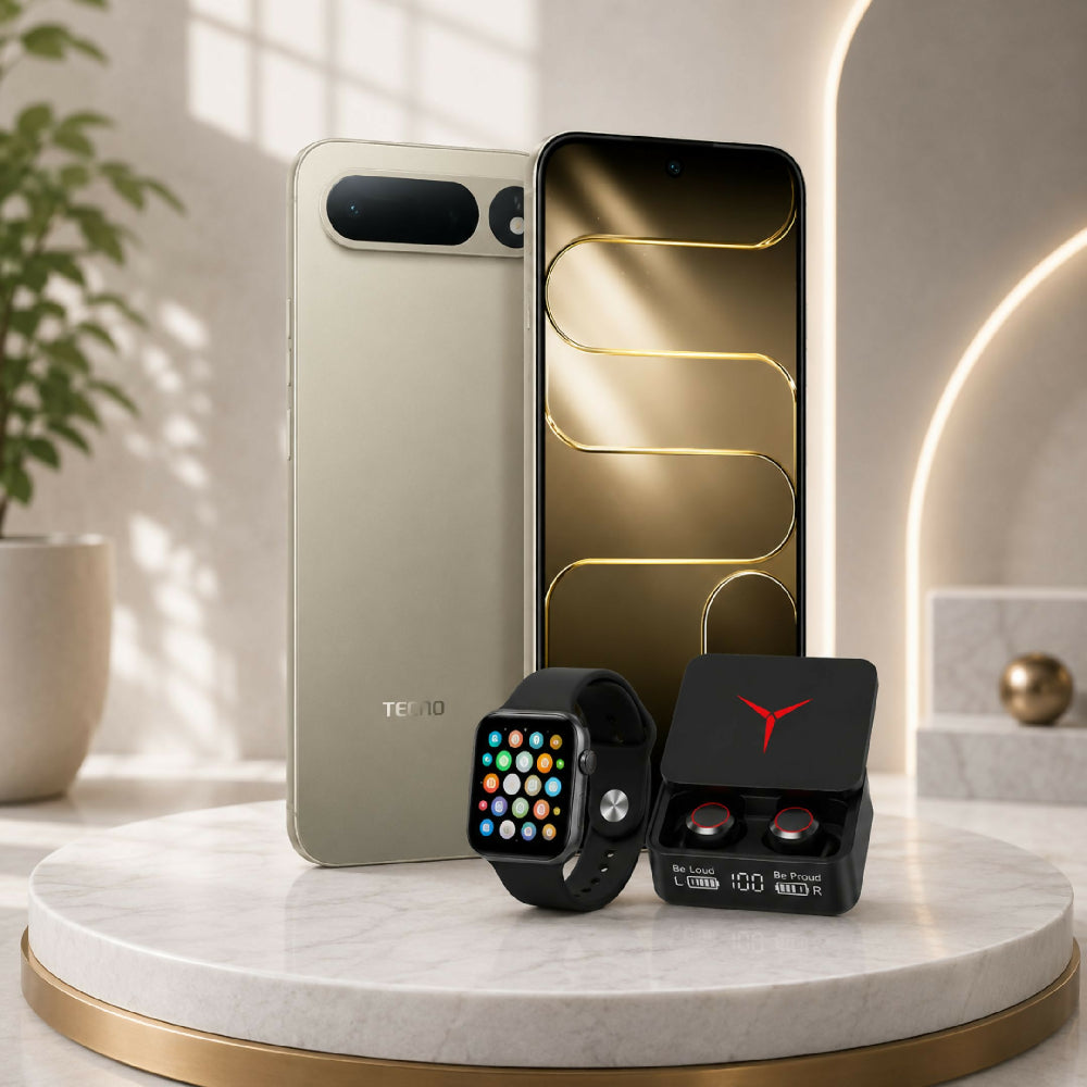 Teléfono Tecno Spark 50 5G 256gb Beige + Kit Regalo Reloj Y Audífonos