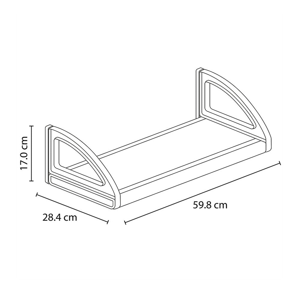 Repisa Colgante HD 100 Blanco