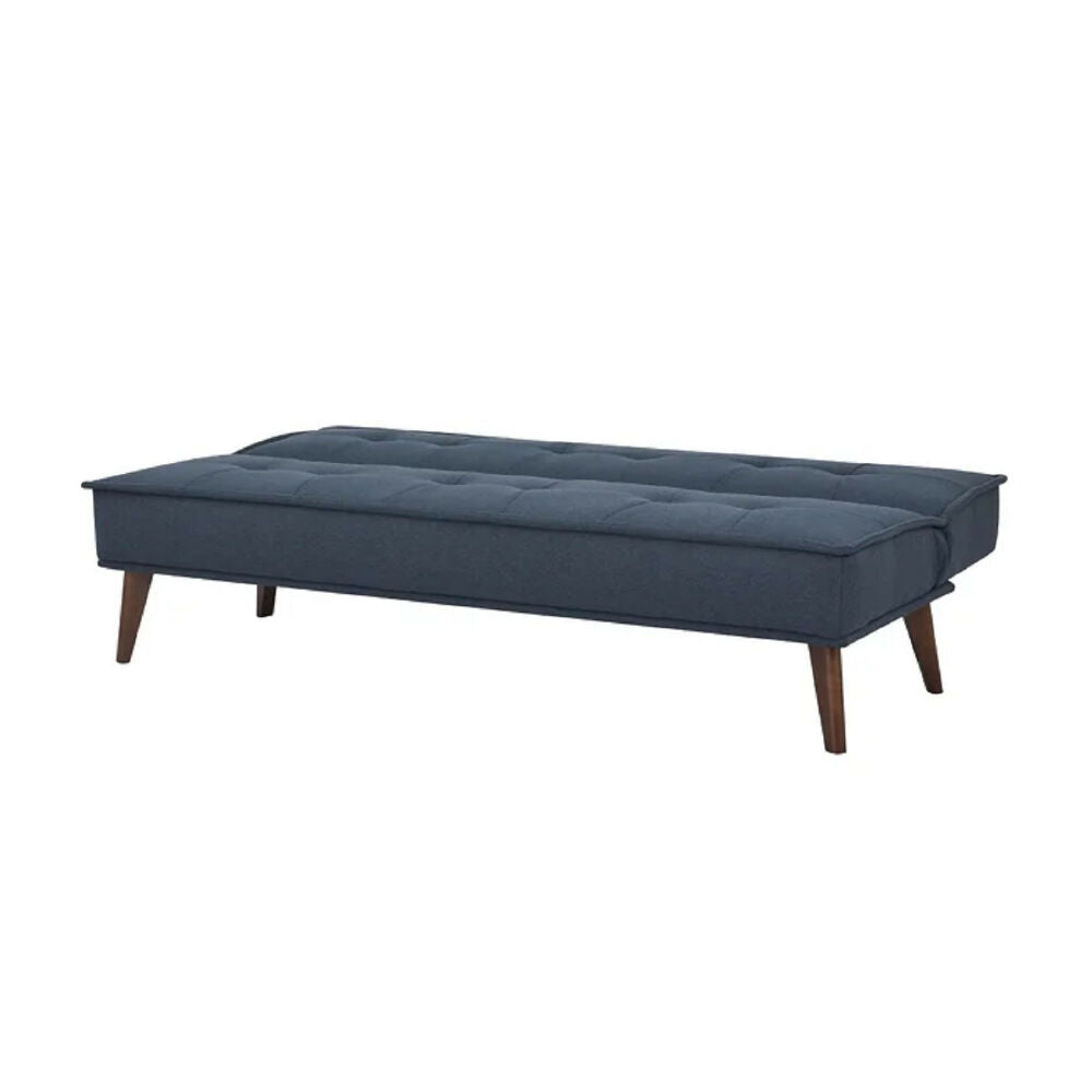 Sofa Cama Otto 3 Puestos Tela Azul