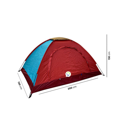 Carpa Camping Armable Semi Impermeable 3 Personas MJ-051