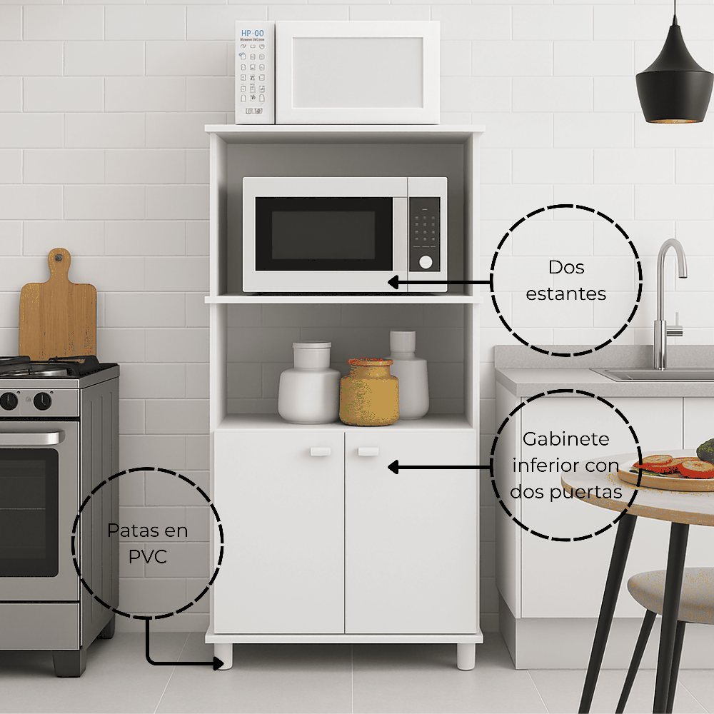 Mueble Auxiliar De Cocina Victoria (2)