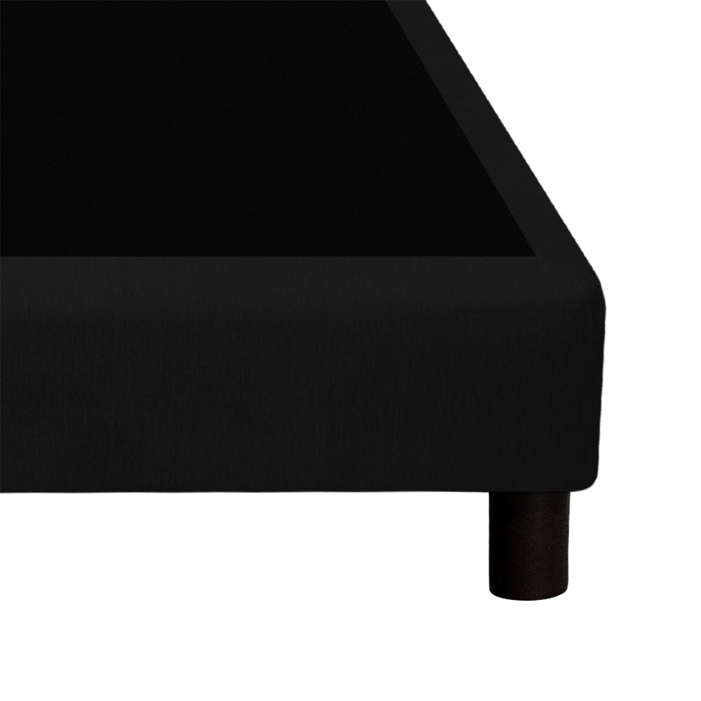 Base Cama Spring Niebla Negro 120X190
