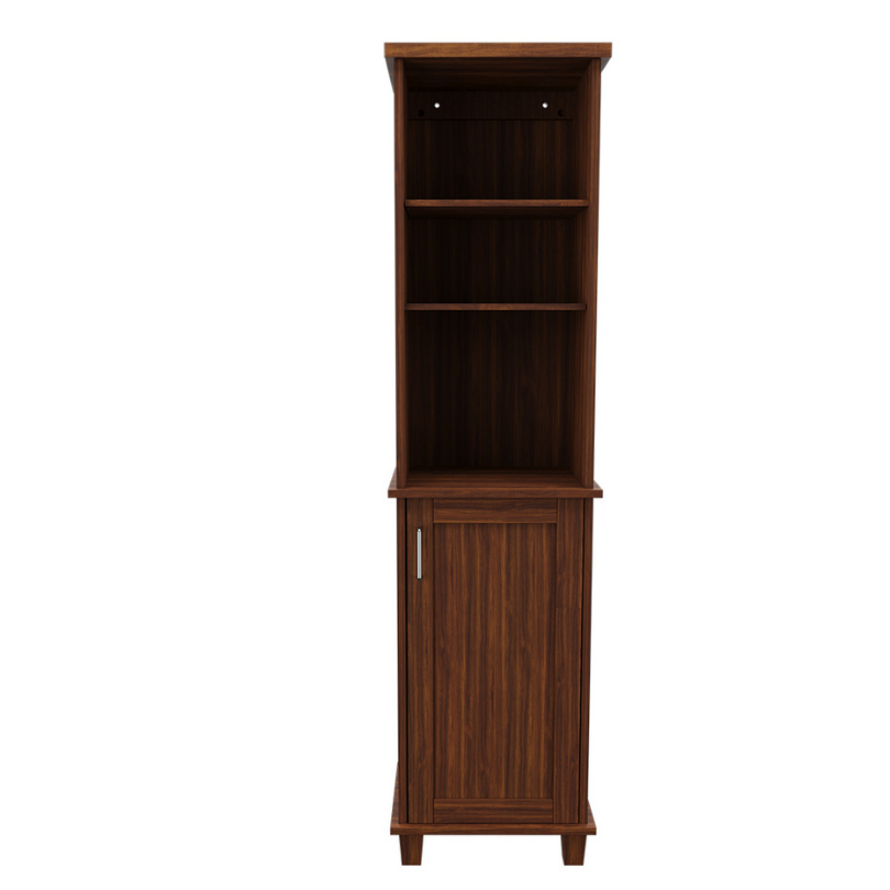 Mueble Lateral  Multiusos 1 Puerta, Chocolate