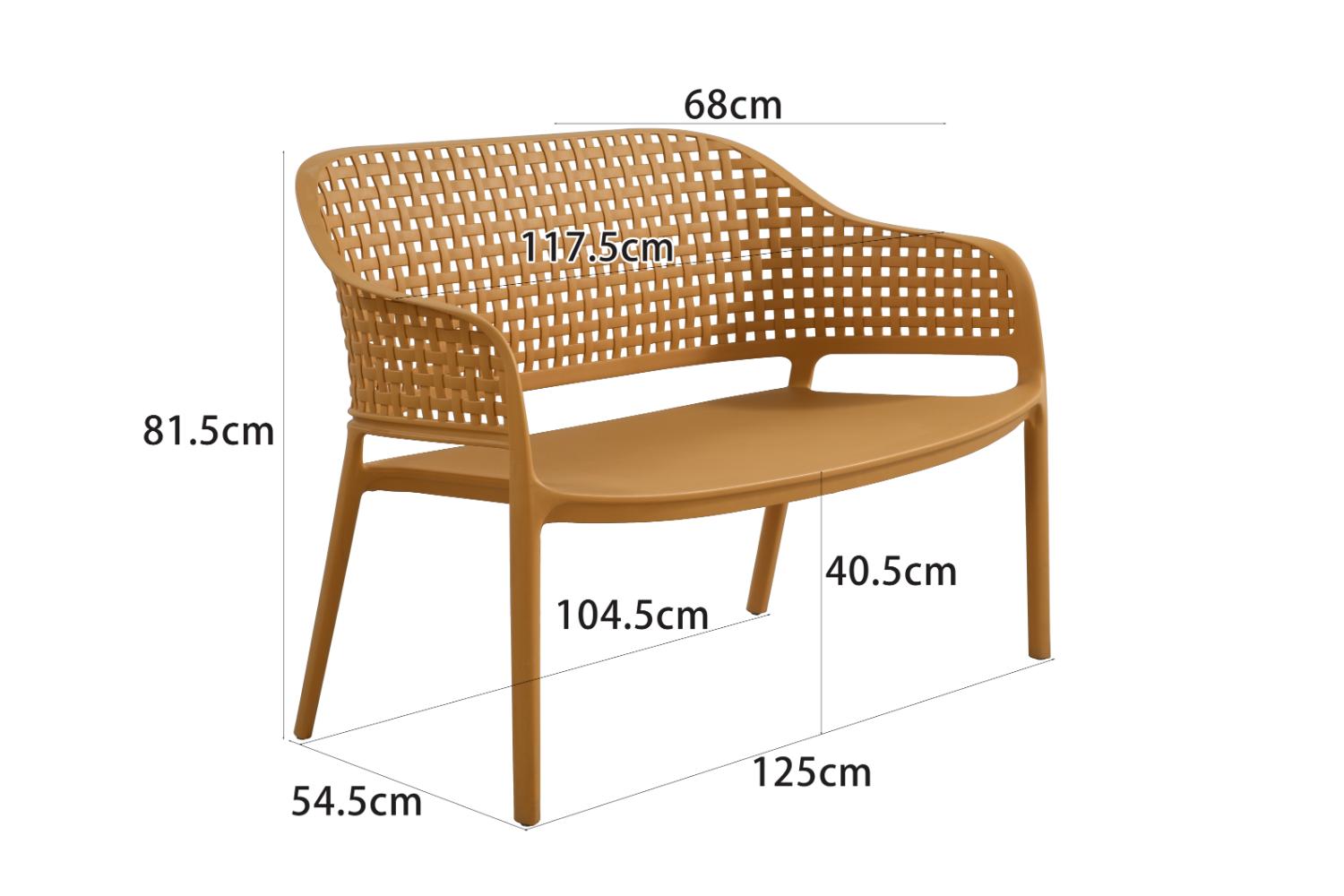 Sala de Exterior Amalfi, Naranja