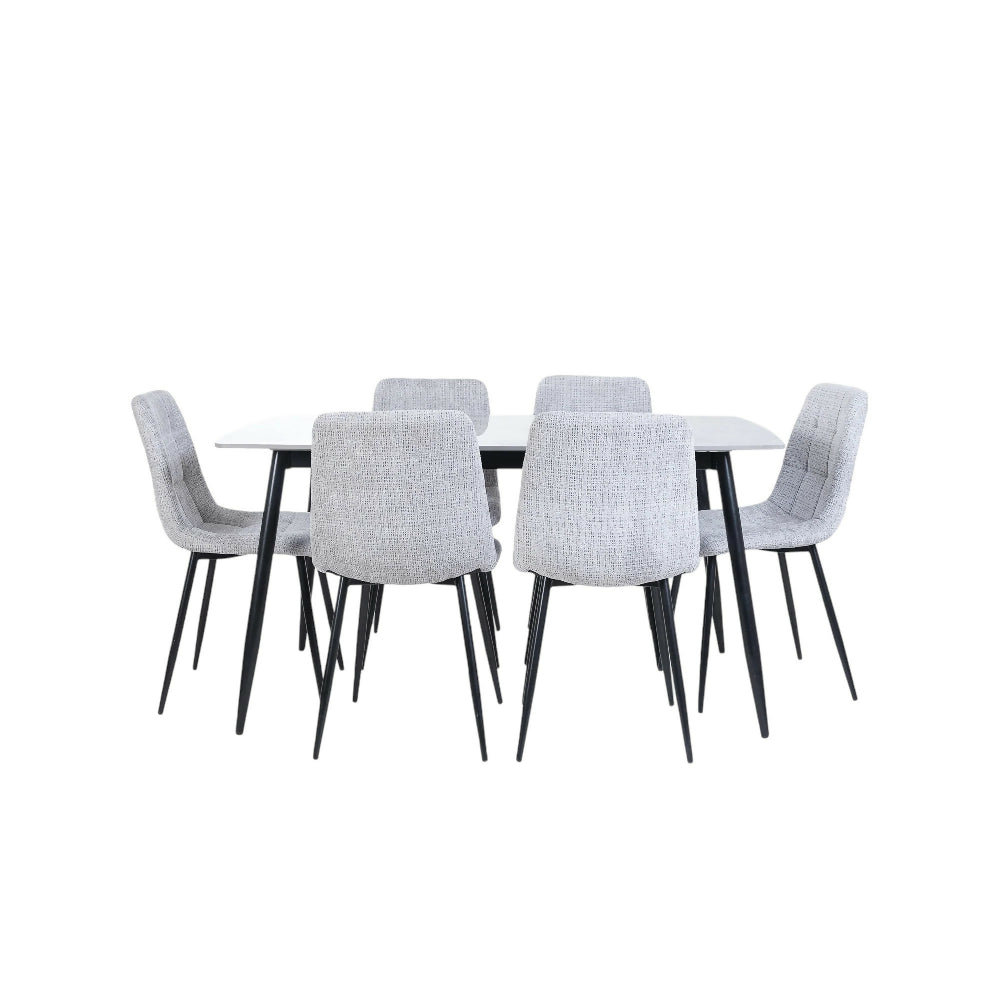 Comedor en piedra sinterizada 6 Puestos Acilius
