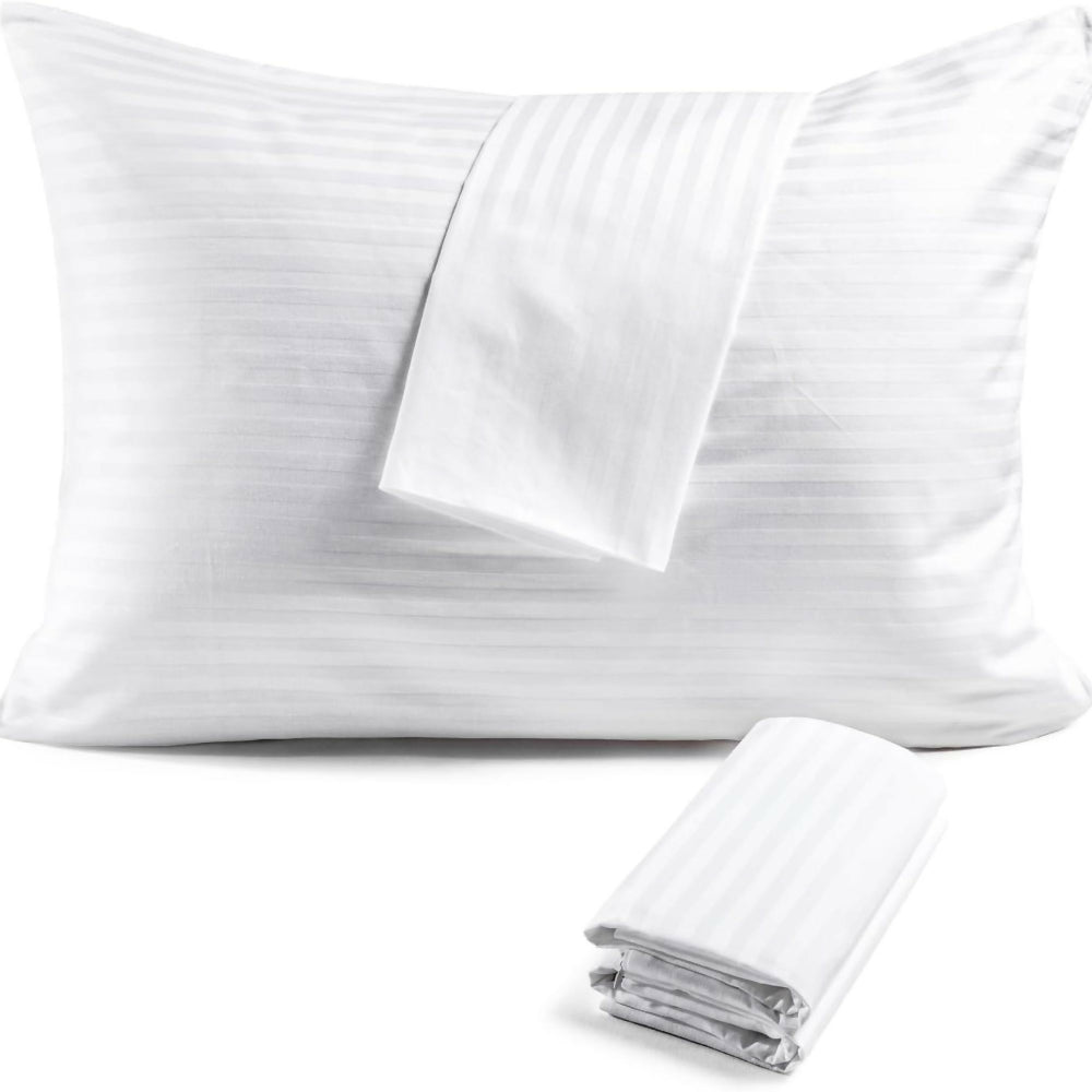 Set X 2 Almohadas Ensueños Embosada Rectangular + Fundas