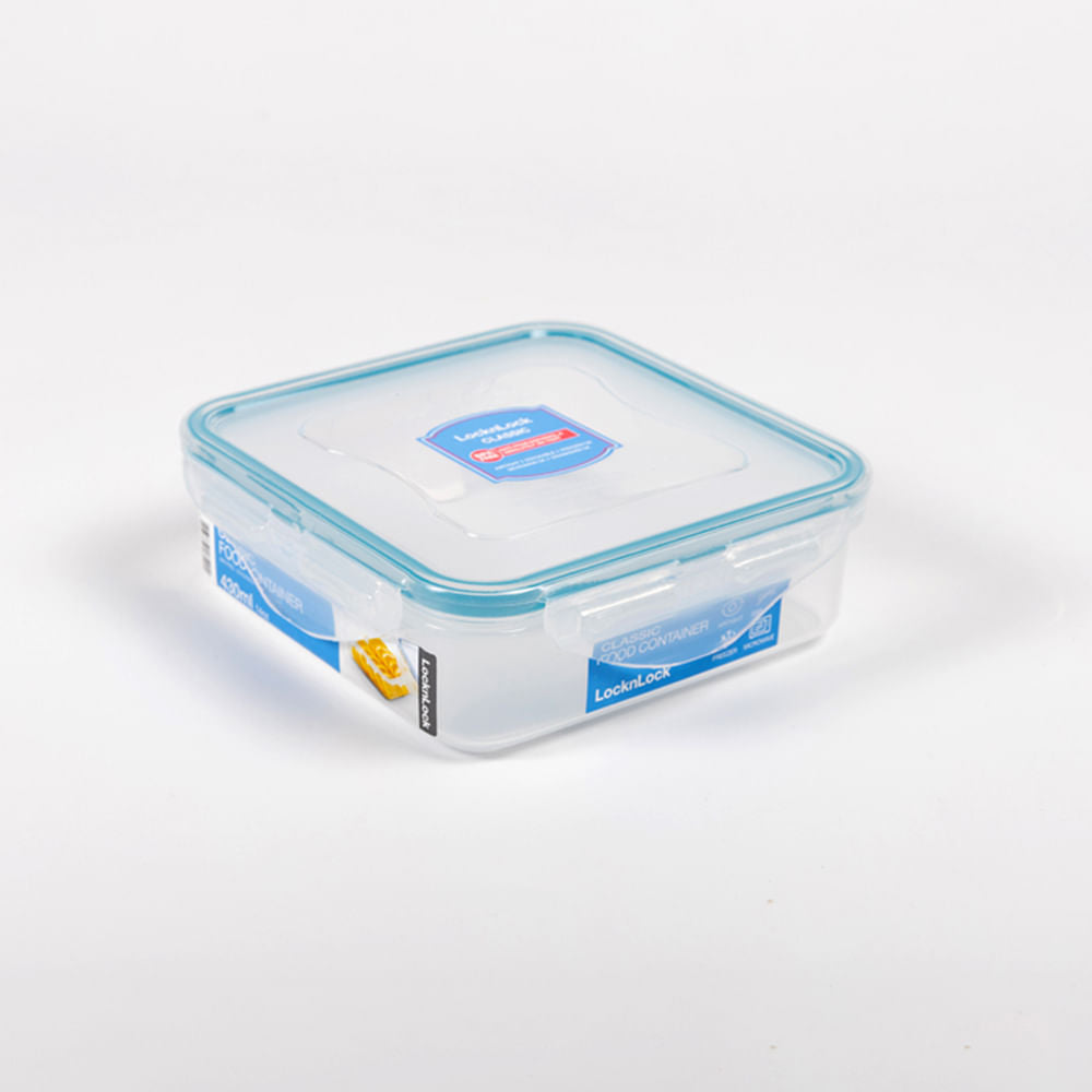 Recipiente Cuadrado Classsic 430ml transparente
