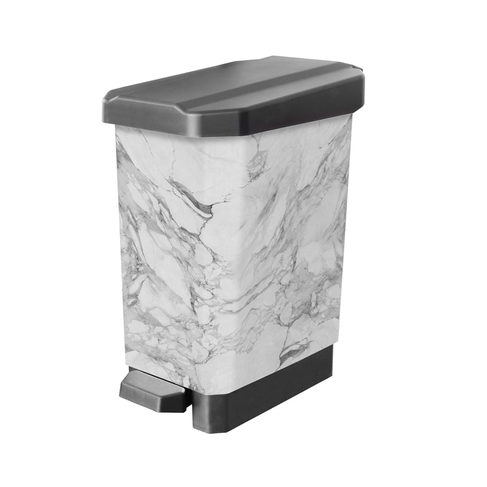 Canecas EstraBins pedal 22 L IML Marmol