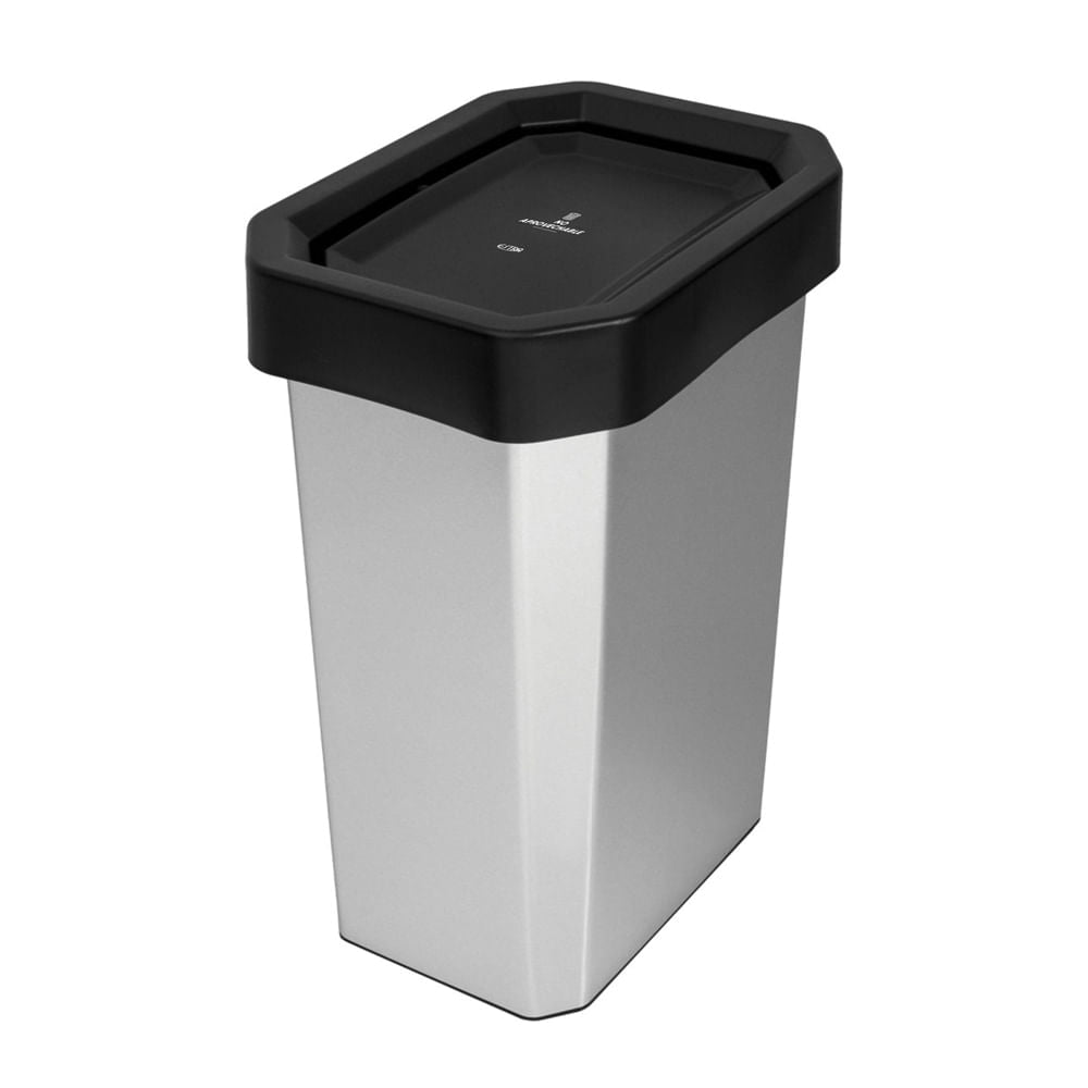 Canecas EstraBins 26L Negro - No aprovechable IML Metalizado