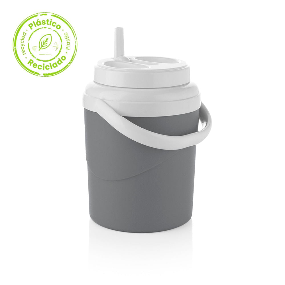 Termo 4L Gris Insulado Material Recuperado