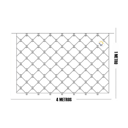 Luces Malla LED 480 Luces 4x1 M Luz Navidad Blanca Cable Transparente LEDN480LB