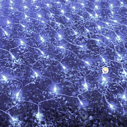 Luces Malla LED 480 Luces 4x1 M Luz Navidad Blanca Cable Transparente LEDN480LB