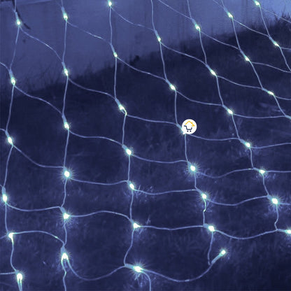 Luces Malla LED 480 Luces 4x1 M Luz Navidad Blanca Cable Transparente LEDN480LB