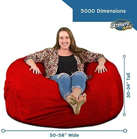 Ultimate Sack - Puf con taburete para pies en varios tamaños y colores Muebles...
