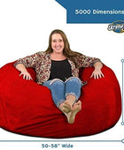 Ultimate Sack - Puf con taburete para pies en varios tamaños y colores Muebles...