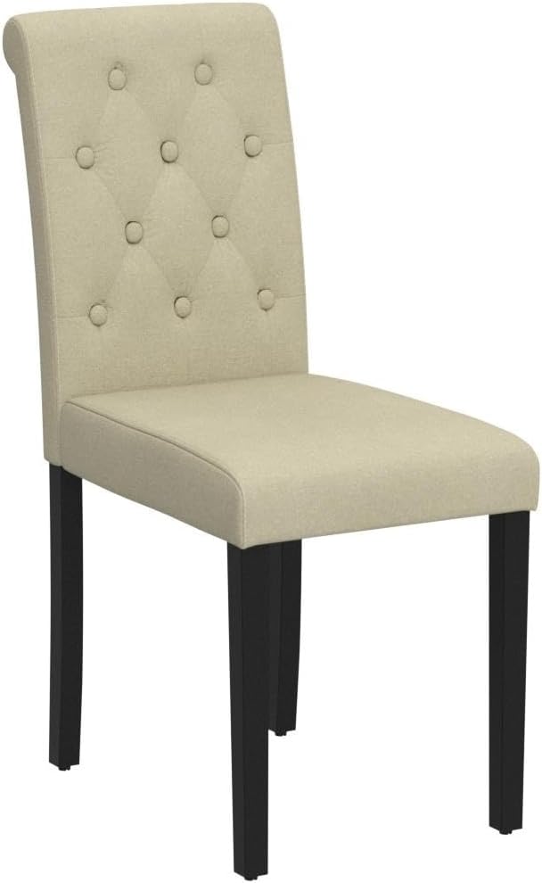 LSSBOUGHT Juego de 4 sillas de comedor con botones copetudos, sillas de cocina...