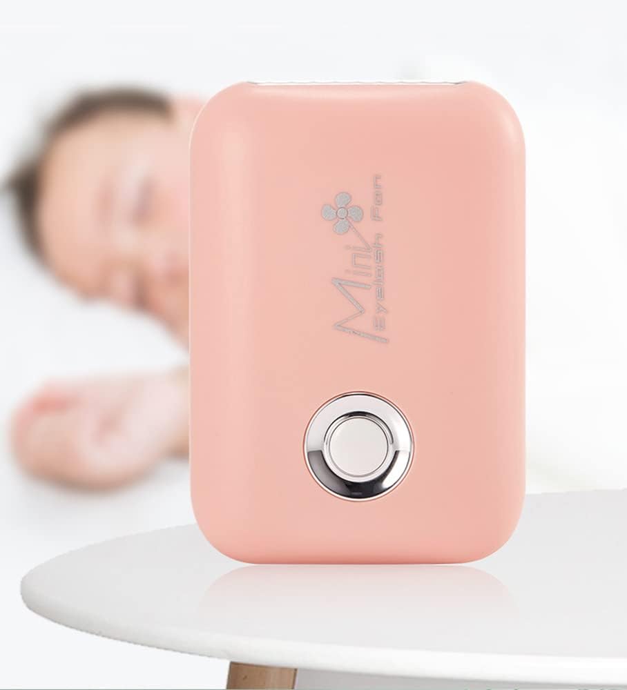 ThreeH Ventilador de pestañas mini USB recargable eléctrico sin aspas...