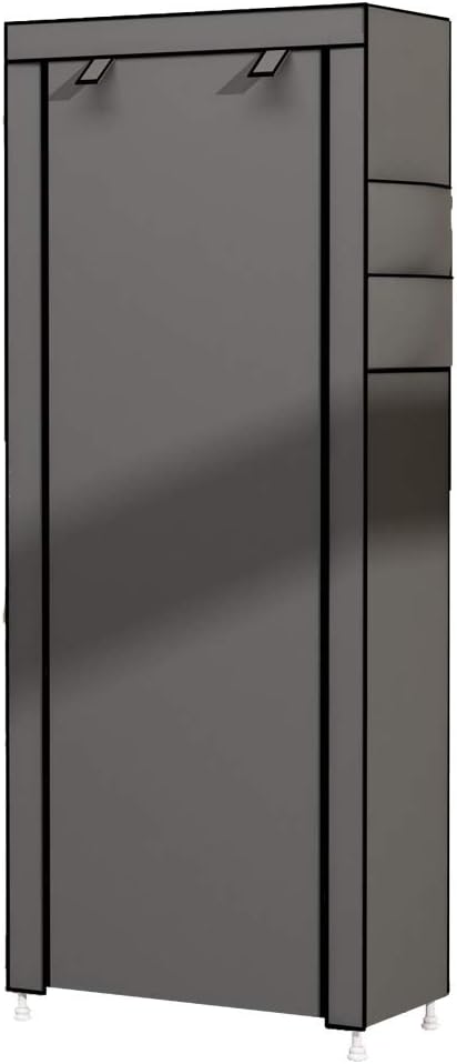 udear 10 tier organizador de zapatos portable y ajustable resistente con...