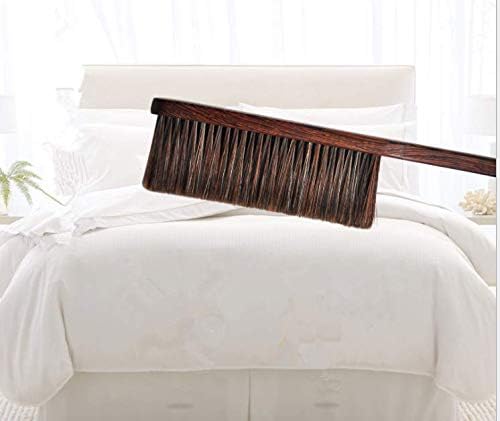 Cepillo de limpieza suave con mango de madera roja de alto nivel, para cama,