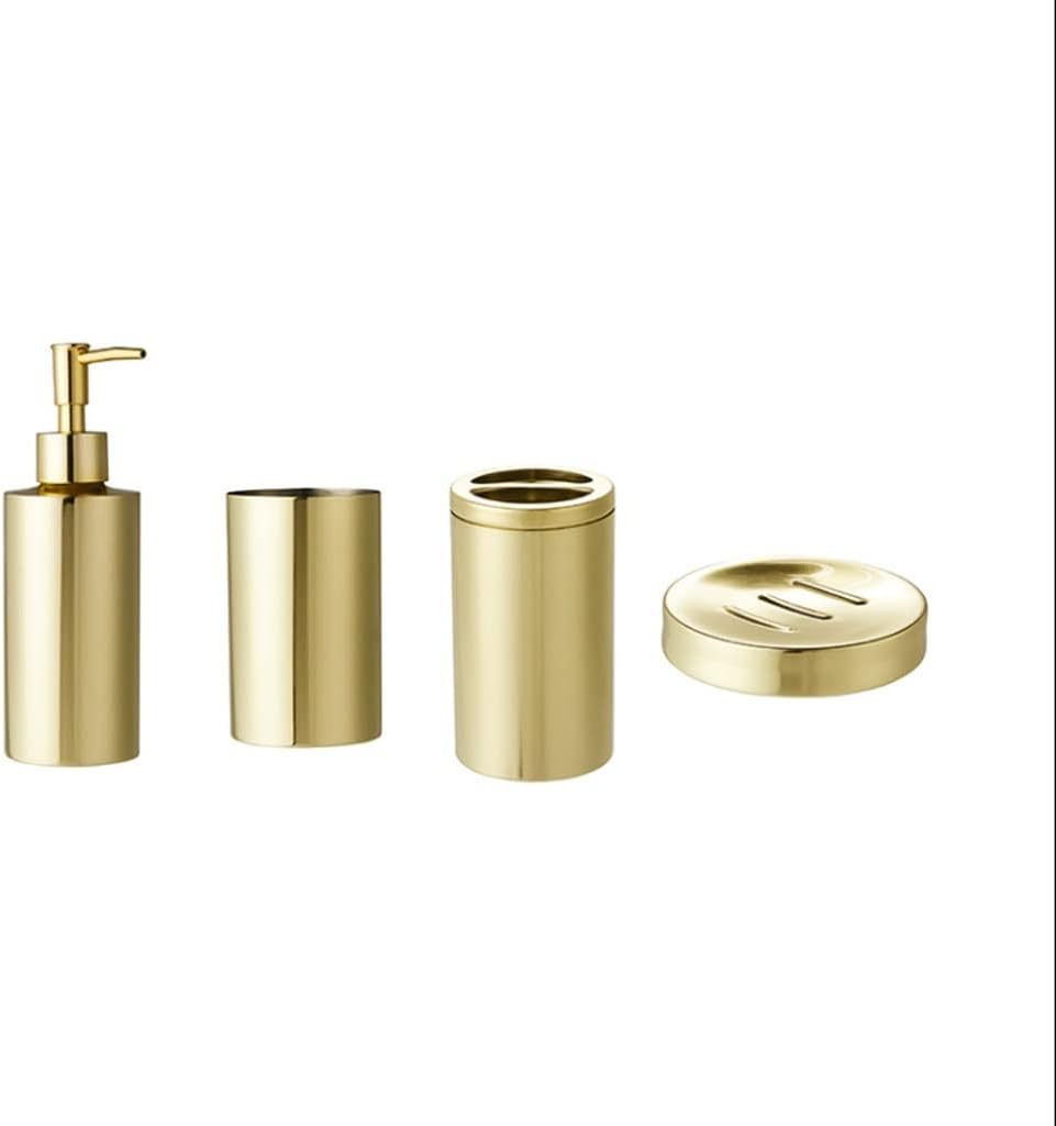 NOBRIM Accesorio de baño, juego de 5 piezas, dispensador de jabón, soporte para...