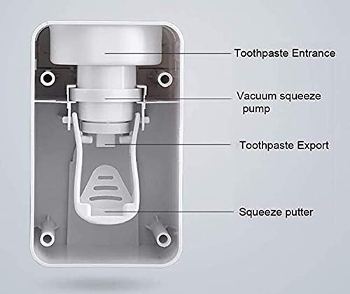 Dispensador de pasta de dientes, 2 dispensadores automáticos de pasta de...