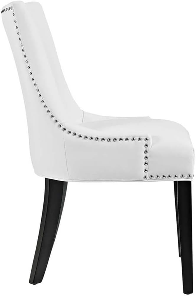 Hawthorne Collections Silla auxiliar moderna de cuero sintético de 20.5...