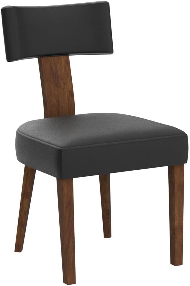 VESCASA Sillas de comedor tapizadas con patas de madera, sillas de comedor...
