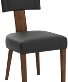 VESCASA Sillas de comedor tapizadas con patas de madera, sillas de comedor...