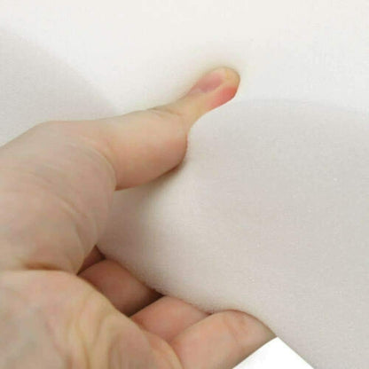 Foamma Cubrecolchón de espuma de alta densidad de 2 x 32 x 79 pulgadas, para