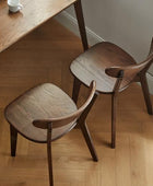 Sillas de comedor de madera de roble macizo, sillas modernas de cocina y