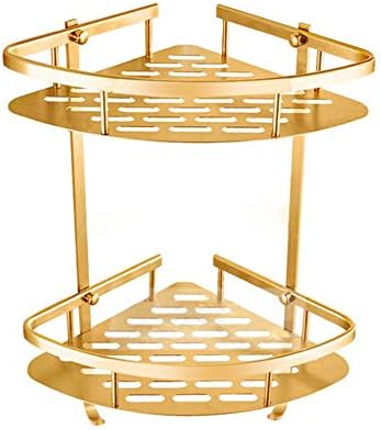 Baño Organizadores y Almacenamiento, Baño Oro Estante Espacio Aluminio Montado...