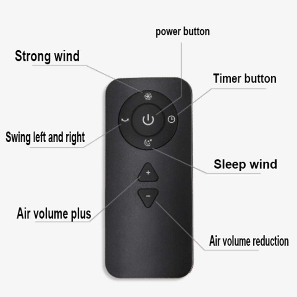 Ventilador de pared sin aspas de 14 pulgadas, 26 Wcontrol remoto, temporizador,...