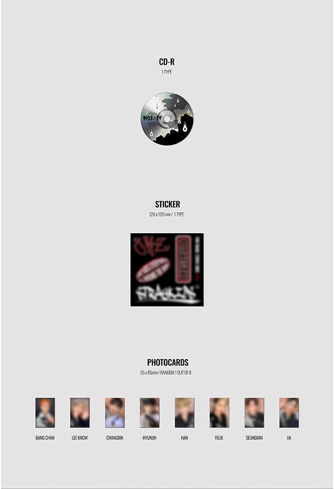 brandnew STRAY KIDS 2 álbum NOEASY Jewel Case Fold poster (FELIX ver.),