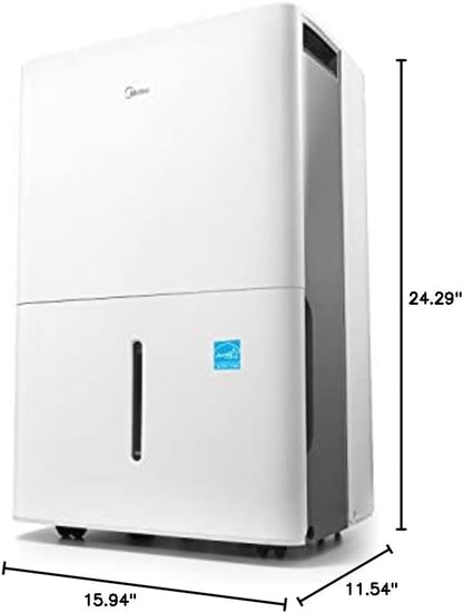 Deshumidificador certificado Energy Star de 3000 pies cuadrados con filtro de