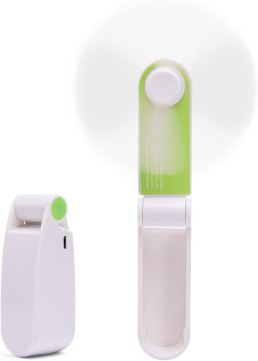 Mini ventilador de mano, 2 onzas, ligero, pequeño tamaño pequeño, ventilador de...