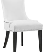 Hawthorne Collections Silla auxiliar moderna de cuero sintético de 20.5...